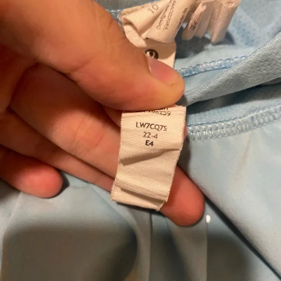 Lululemon Find Your Pace High Rise Lined Short 3” blue chill size 10 - Picture 8 of 8